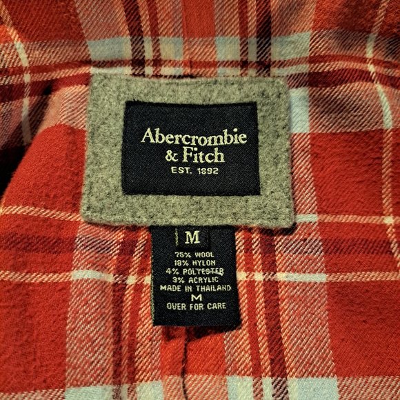 Abercrombie and Fitch Light Gray Wool Peacoat - Picture 8 of 11